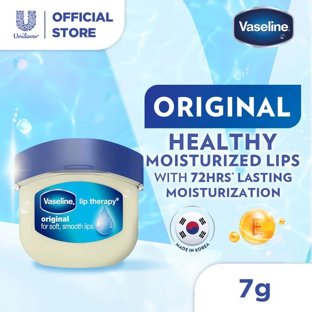 Vaseline Lip Therapy Original 7gr - Pelembab Bibir - Lip Balm