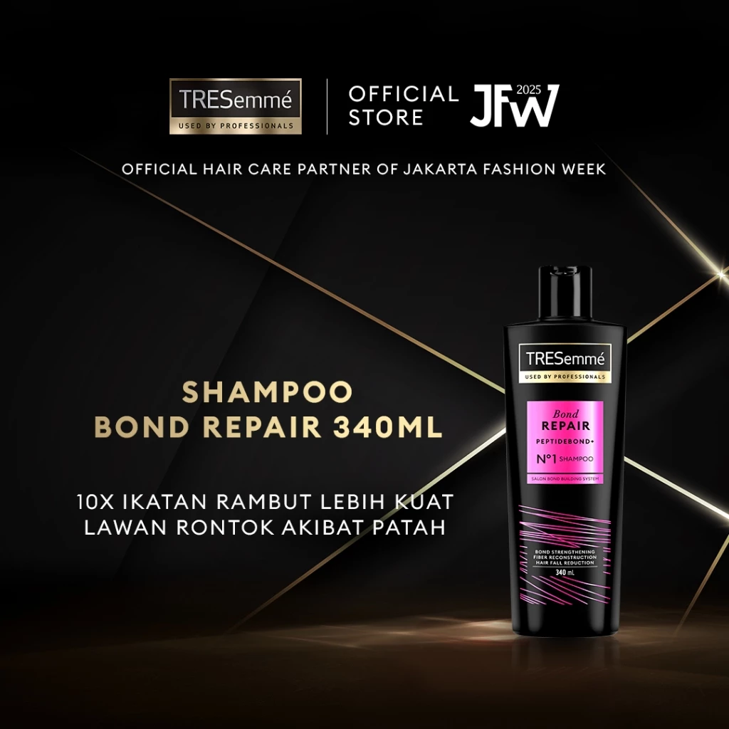 TRESEMME Shampoo Anti Hair Fall Perawatan Rambut Rontok Hair Fall Control Shampo Untuk Rambut Rontok Kualitas Salon 340ML