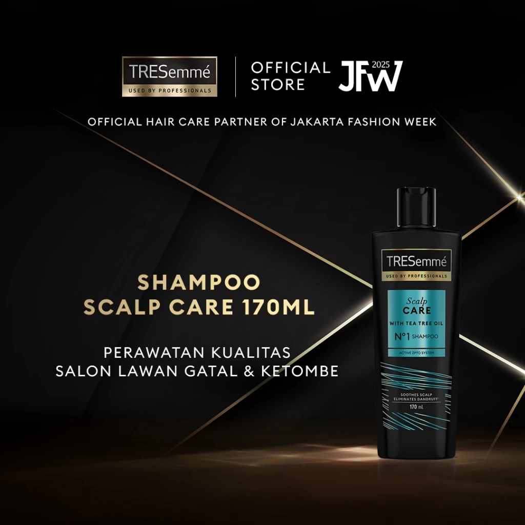 Tresemme Shampo Rambut Scalp Care 170ml Anti Ketombe dan Rontok with Tea Tree Oil