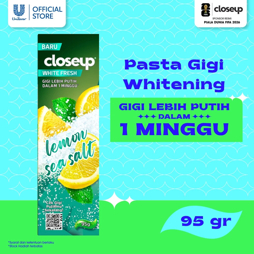 Close Up White Fresh Lemon Sea Salt 95gr Pasta Gigi