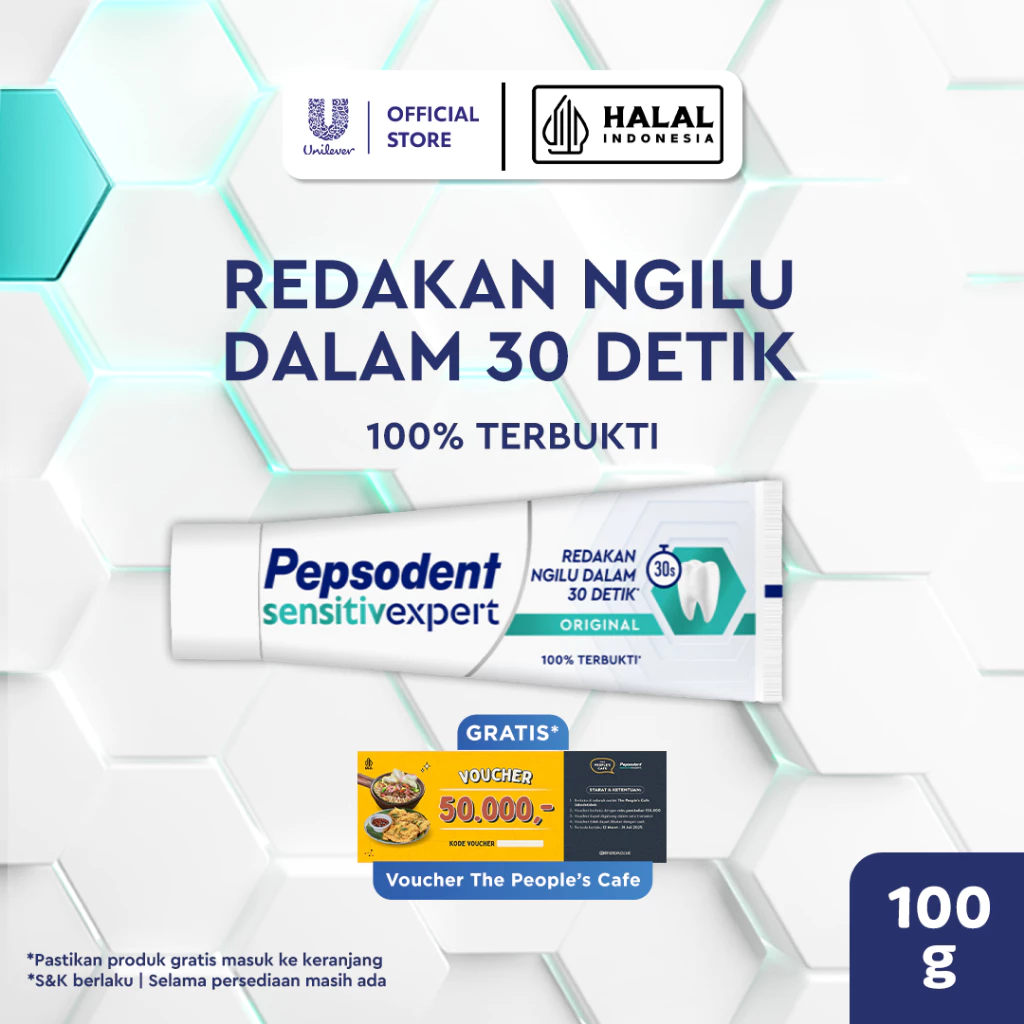 Pepsodent Pasta Gigi Sensitive Mineral Expert Original 100gr