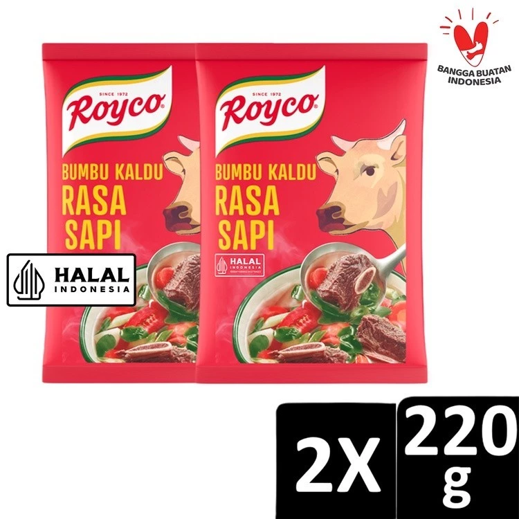 Royco Bumbu Kaldu Penyedap Rasa Sapi 220 g x2
