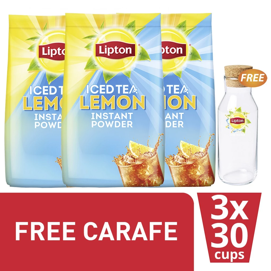 Lipton Ice Tea Mix Lemon 510 Gr Free Carafe