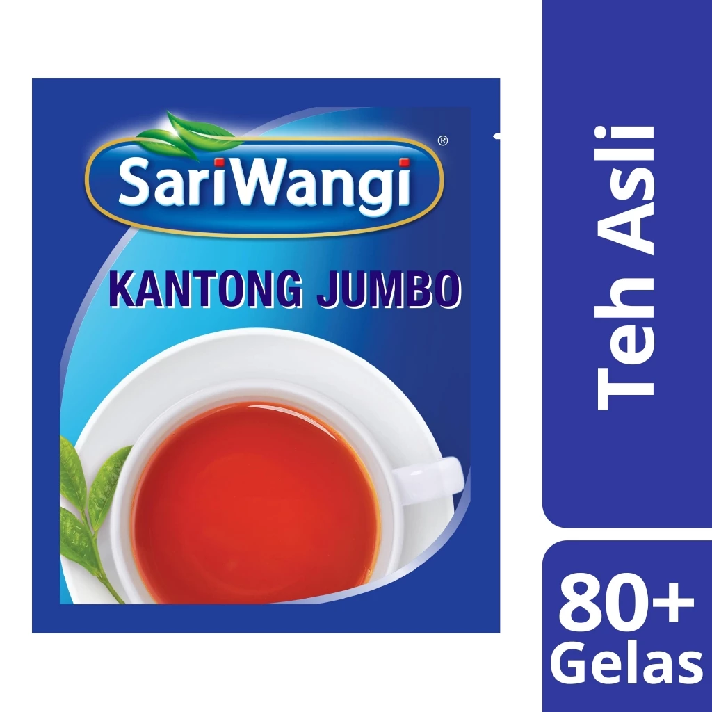SariWangi Teh Hitam Asli Kantong Jumbo 4x20gr