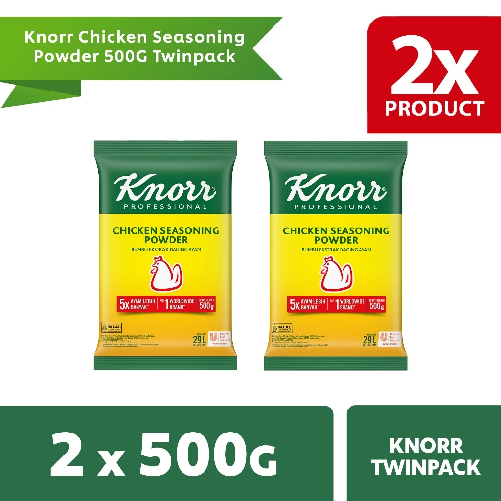 Knorr Chicken Seasoning Powder 500G Twinpack