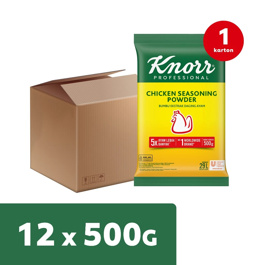 Knorr Chicken Seasoning Powder 500G Karton