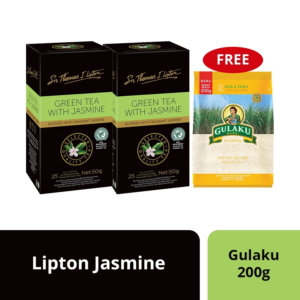 Lipton Jasmine (X2) Free Gulaku 200g