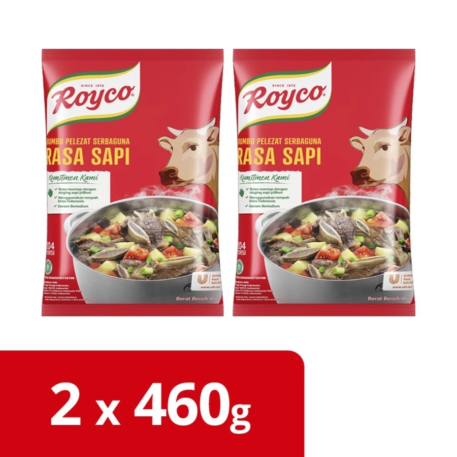 Royco Bumbu Penyedap Rasa Sapi Pouch 460G Twinpack