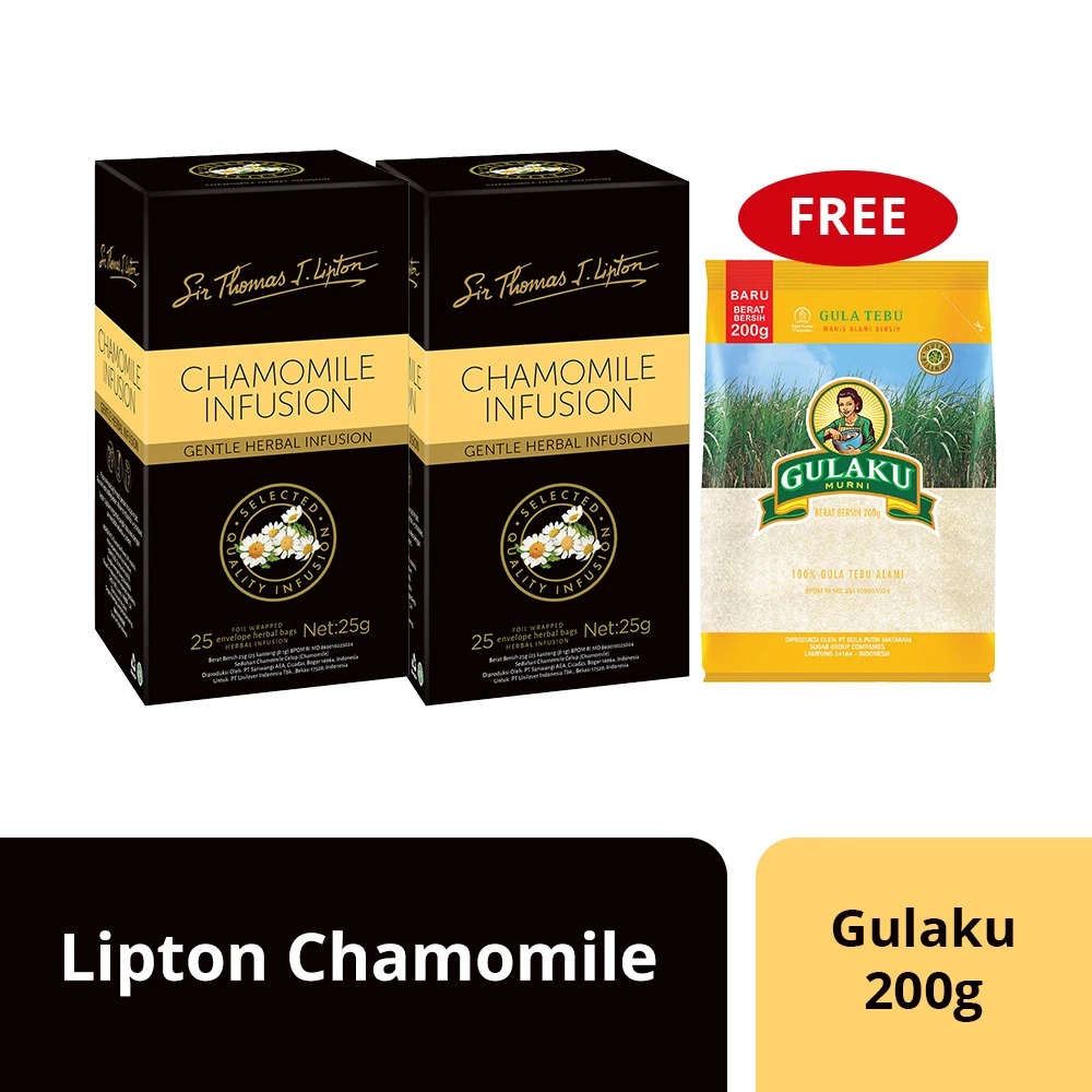 Lipton Chamomile (X2) Free Gulaku 200g