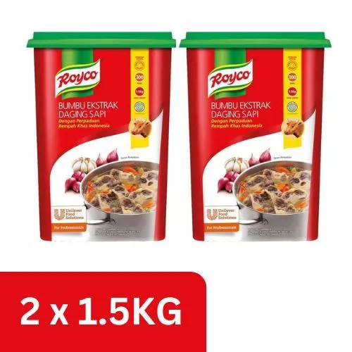 Royco Bumbu Ekstrak Daging Sapi Tub 1.5Kg Twinpack