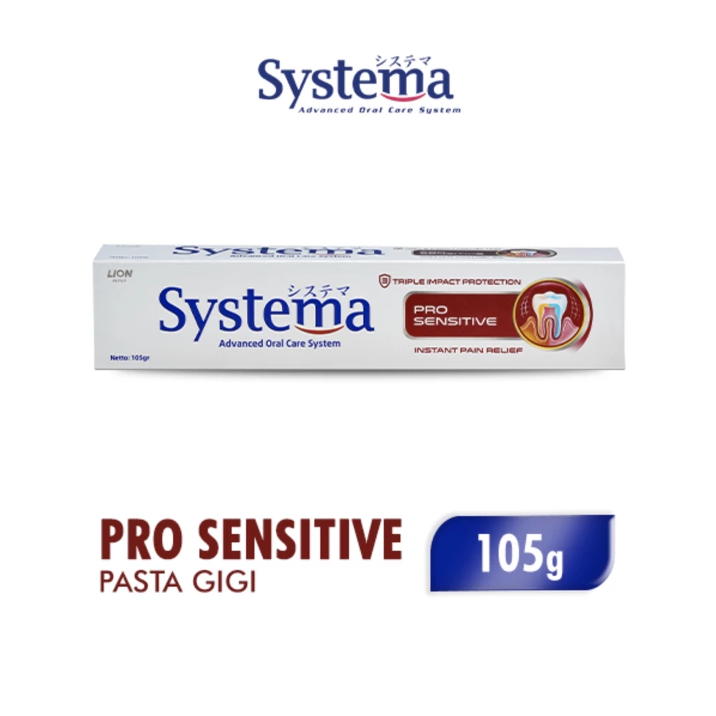 Systema Pasta Gigi Pro Sensitive 105gr Untuk Gigi Sensitif