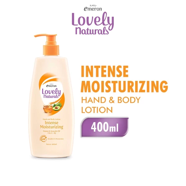 Emeron Lovely Naturals Hand & Body Lotion Intense Moisturizing 400 ml