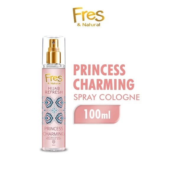 Fres & Natural Spray Cologne Female Hijab ReFres Princess Charming Botol 100 ml