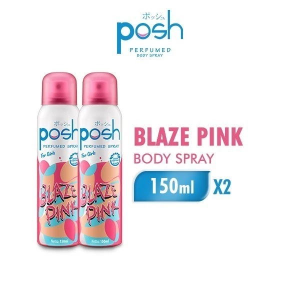 Posh Spray Cologne Blaze Pink Botol 150 ml x2