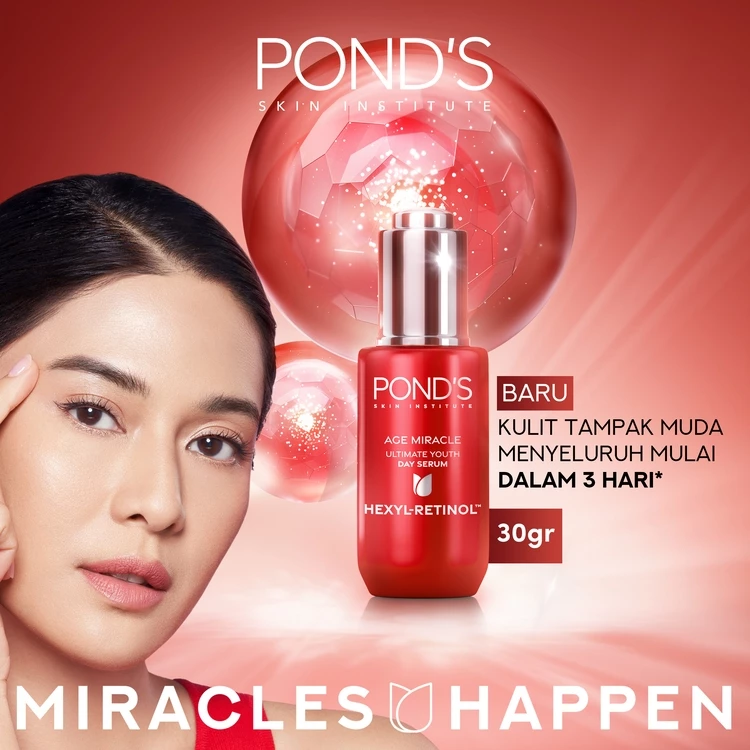 Ponds Age Miracle Ultimate Youth Retinol & Niacinamide Anti Aging Serum 30G
