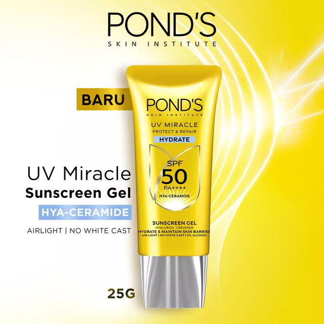 [NEW LAUNCH] PONDS UV MIRACLE HYDRATE SPF 50 25G