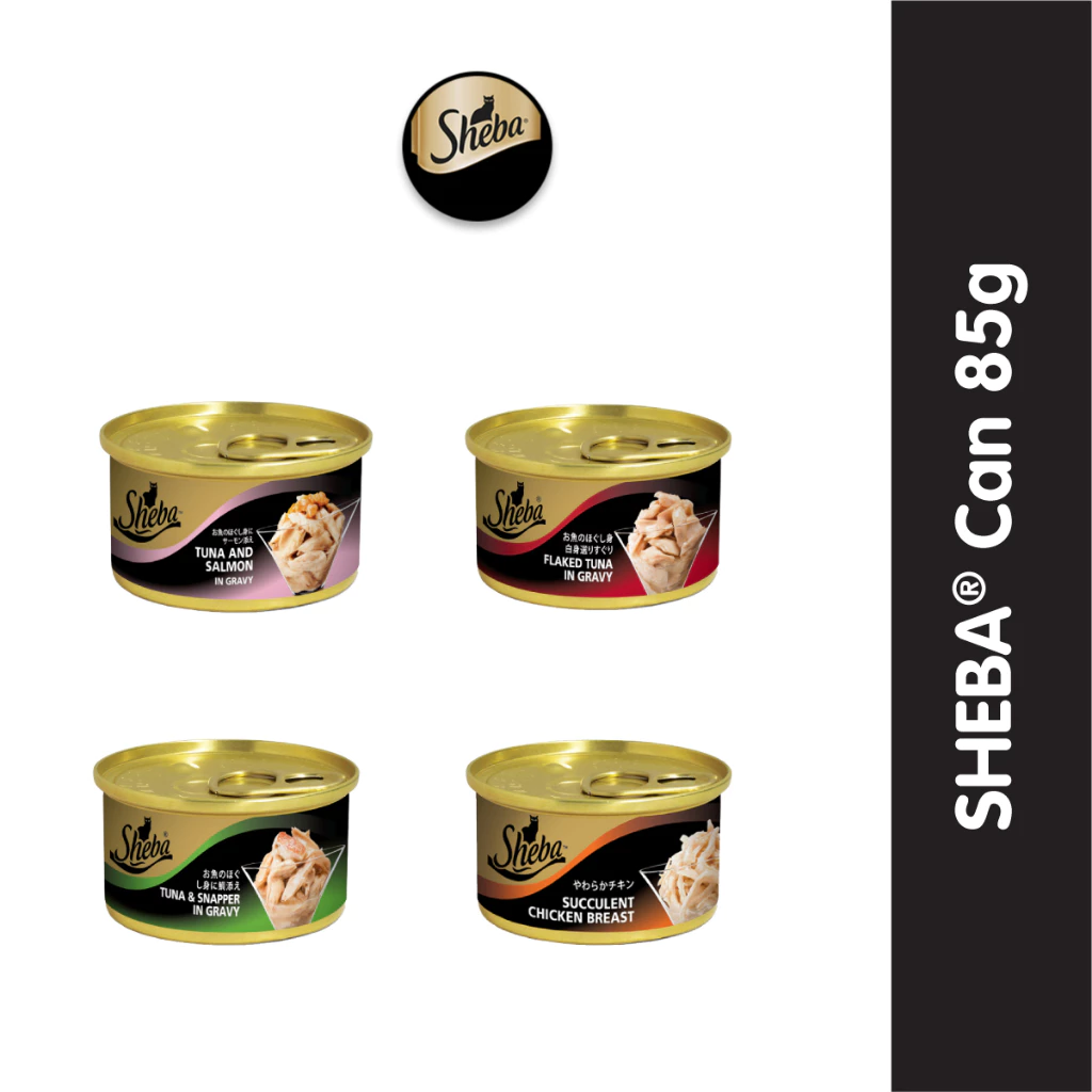 Sheba Can Makanan Kucing Basah Premium 85 gr