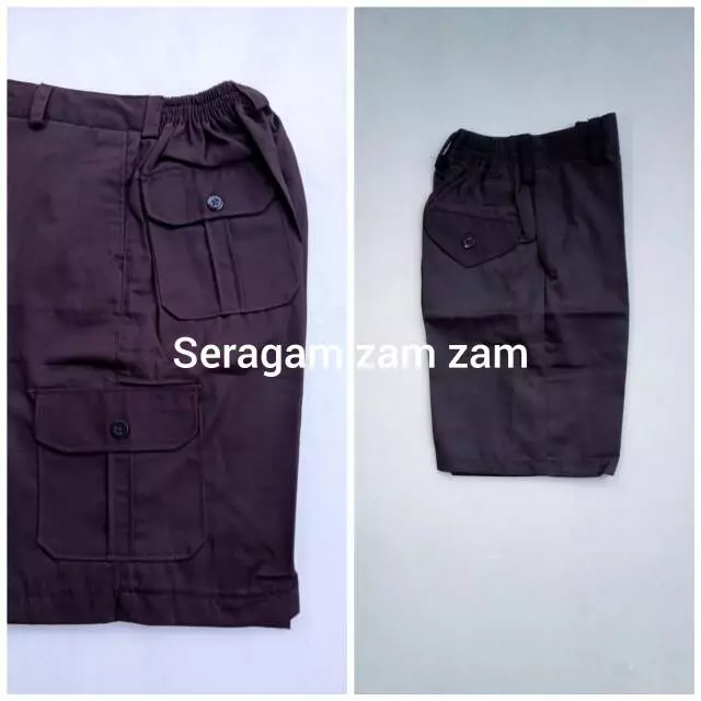Celana pendek coklat sd celana pendek pramuka pdl dan standar celana pendek sd seragam sd