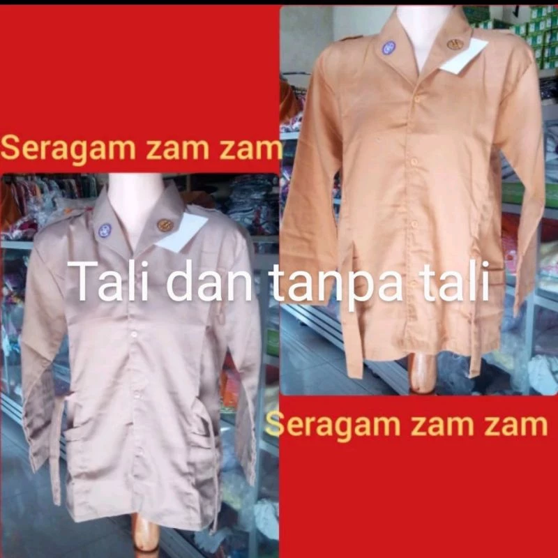 Seragam pramuka tali kemeja panjang pramuka putri seragam sd smp sma seragam sekolah seragam