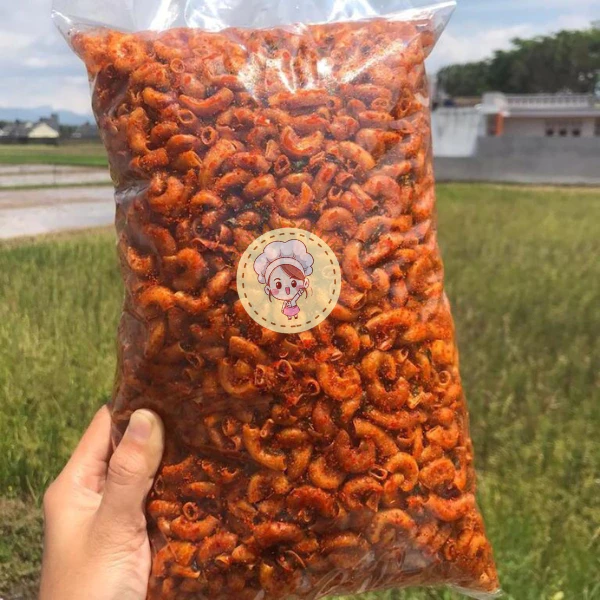 1/4 Kg MAKARONI Cikruh Daun Jeruk 250 Gram - Di Jamin Bikin Nagih Tidak Pelit Bumbu