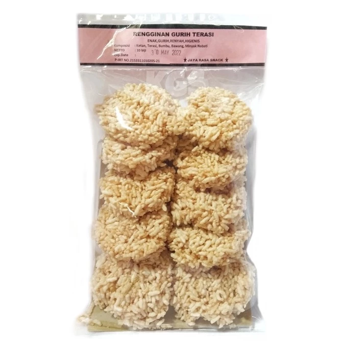 RENGGINAN GURIH TERASI “JAYA RASA SNACK” 220 GR KHAS SOLO