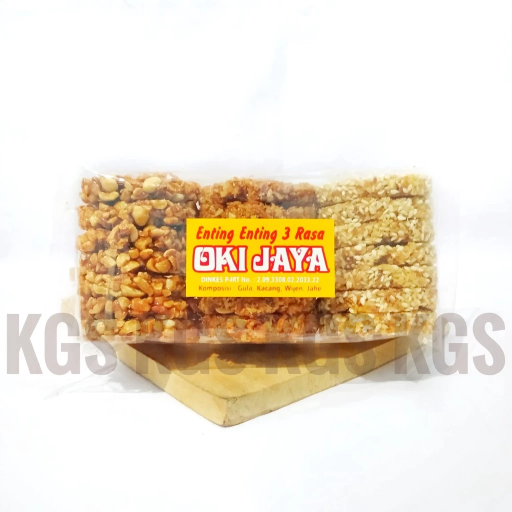 Enting Enting 3 Rasa Wijen Kacang Jahe Oki Jaya