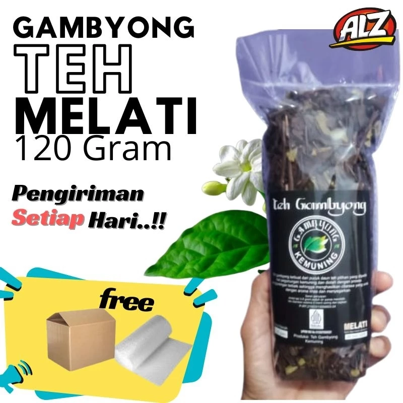 GAMBYONG Teh Melati 125 Gram Oleh oleh Khas Kemuning Karanganyar