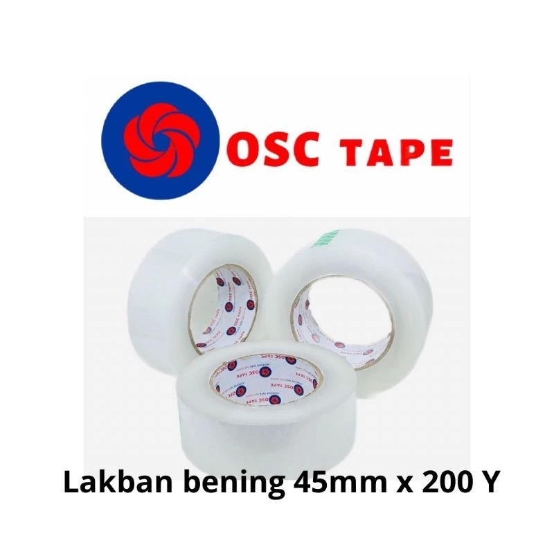 6PCS LAKBAN BENING DAN COKLAT 45MM x 200YARD Bening Coklat SUPER REKAT KUAT TIDAK MUDAH ROBEK  KUALITAS SUPER PREMIUM / GROSIR PACKING KLATEN