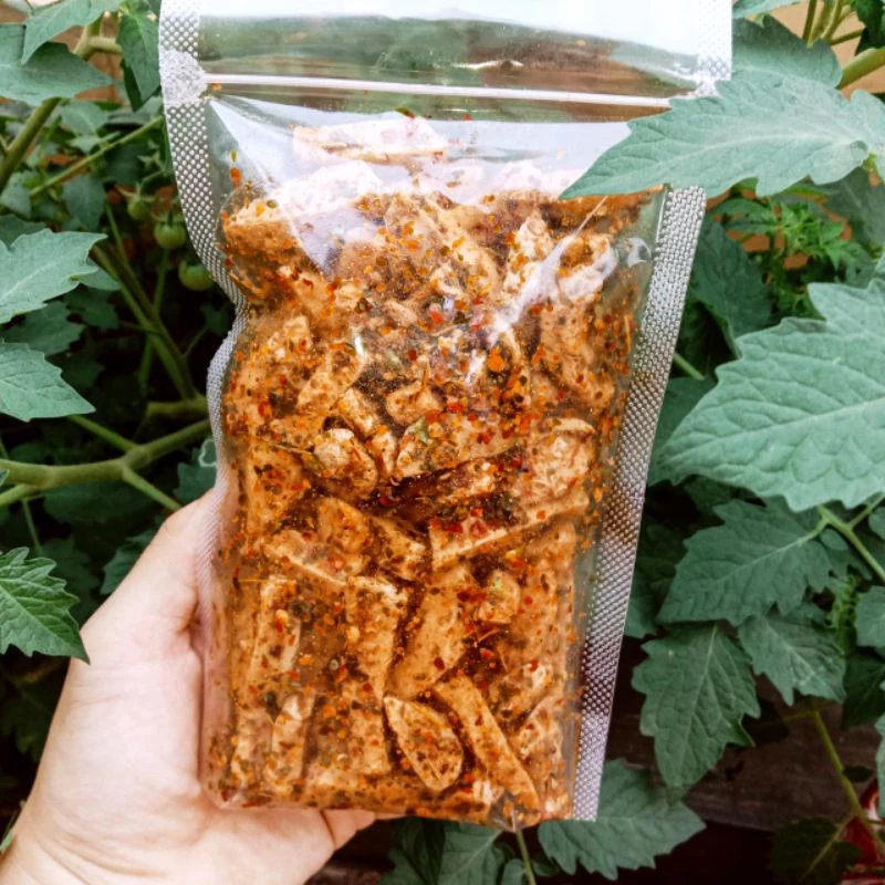 Basreng pedas daun jeruk 100 gram 100gram bakso goreng cemilan snack Stick Crispy Pedas Gurih