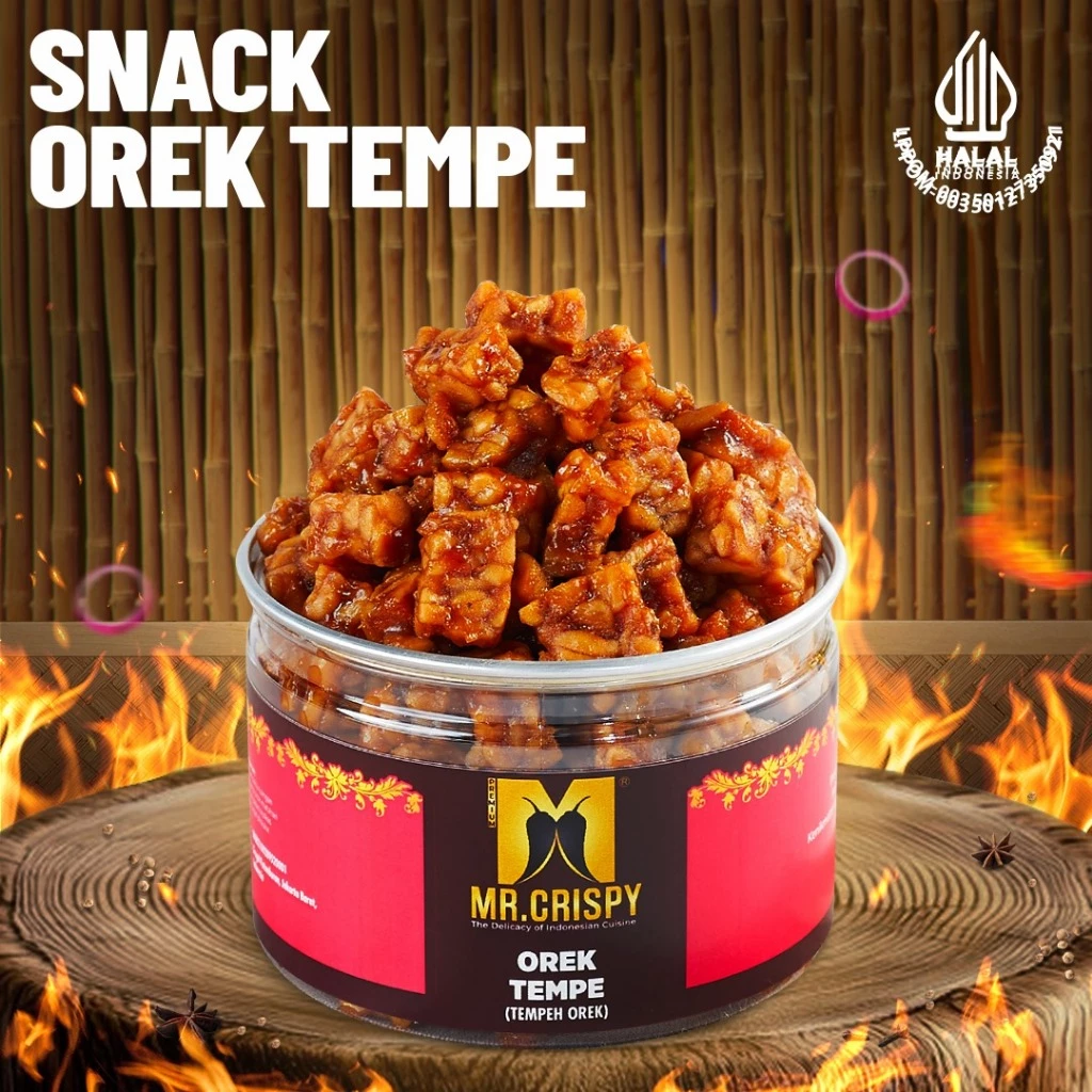 Orek Tempe Mr.Crispy Pedas Manis Halal