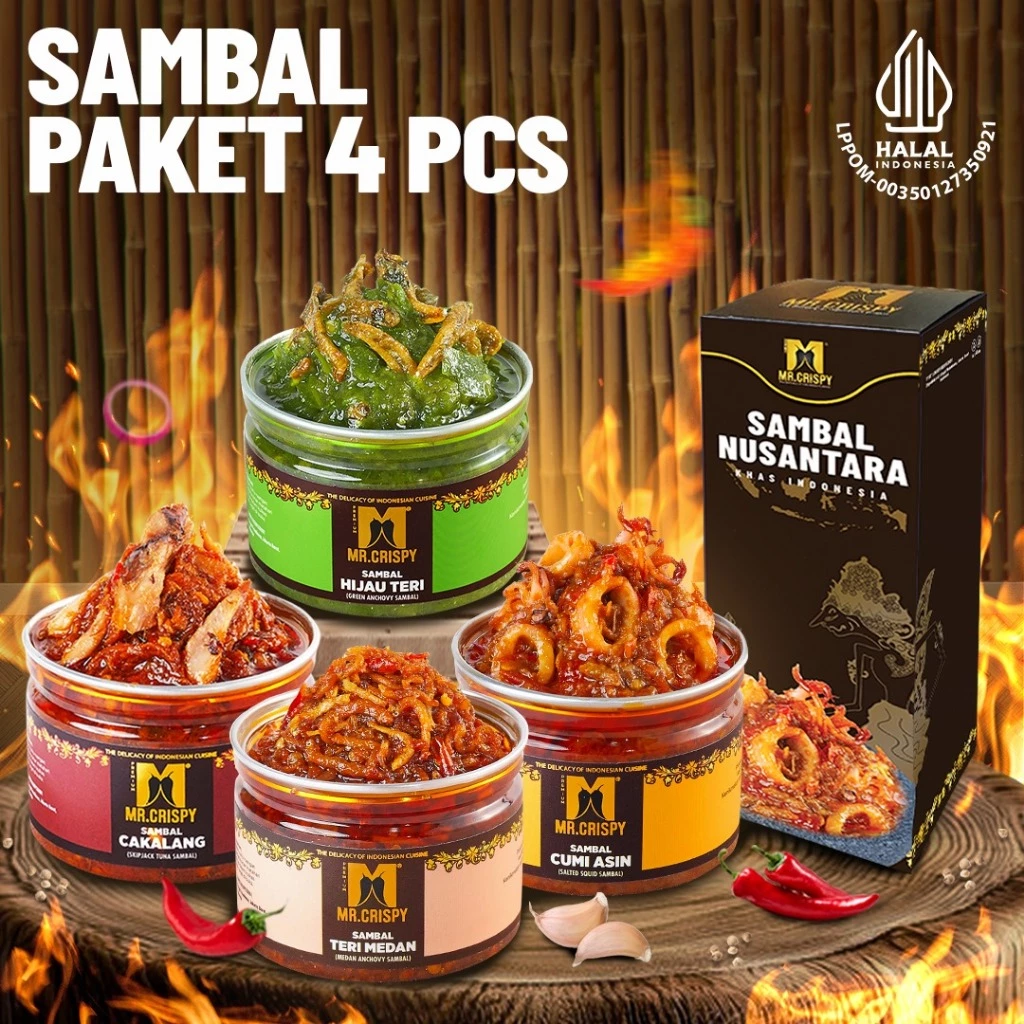 PAKET HEMAT 4 PCS MR CRISPY
