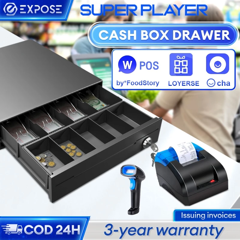 Cash Drawer Money cash tray 5 Sekat Cash Drawer Laci Kasir Laci Uang Tempat Penylmpanan Cash Kasir